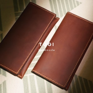 Schnittmuster Leder Geldbörse, Wallet PDF, Pattern PDF Long Wallet, Wallet Template, Leather Pattern, Leather Handmade, Template Digital