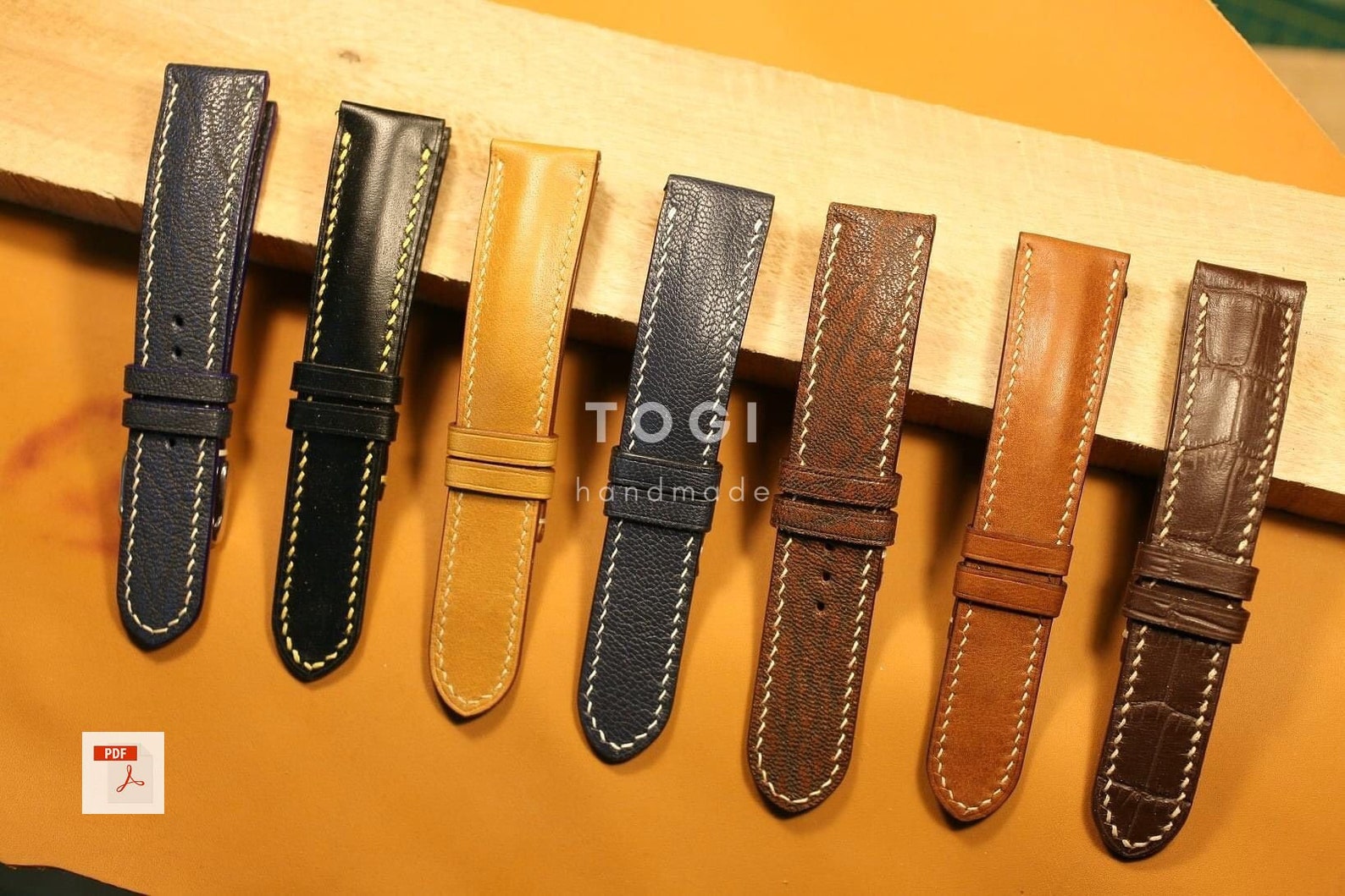 Pattern Leather Watch Strap Watch Strap PDF Pattern PDF Etsy