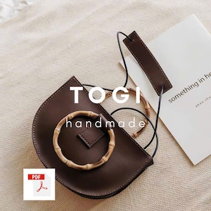 Modèle de sac cartable en cuir, modèle de sac en cuir, cartable PDF, modèle de cartable, modèle en cuir, cuir fait main, modèle numérique