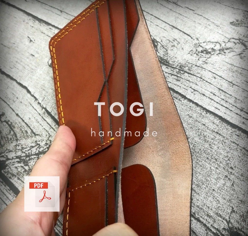 Pattern Leather Bifold Wallet Wallet PDF Pattern PDF Wallet - Etsy
