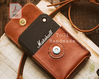 Marshall Willen Ledertasche mit Muster: Handgefertigte PDF Tasche