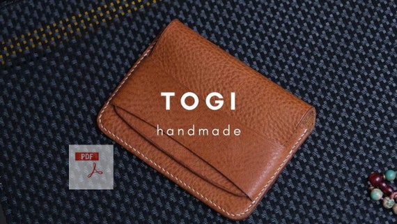Pattern Leather Card Holder Wallet Template (PDF Pattern)
