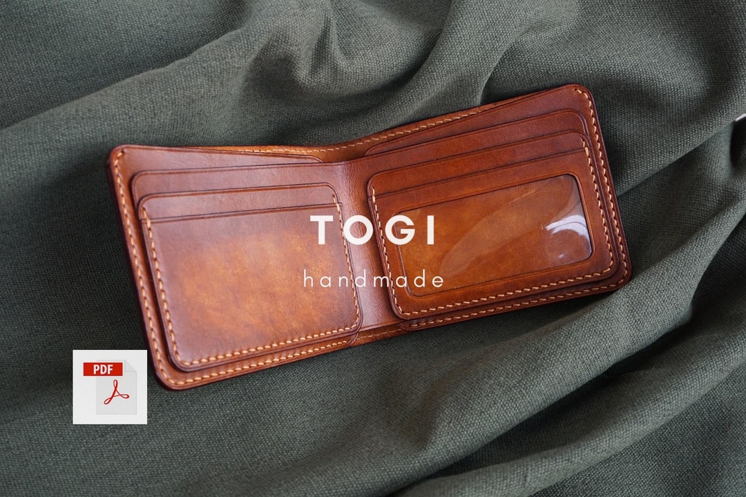 Pattern Leather Bifold Wallet, Wallet PDF, Pattern PDF Wallet, Wallet ...