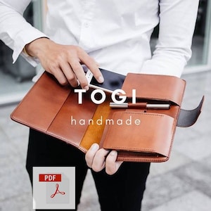 Schnittmuster Leder Clutch Ipad, Clutch Ipad Air 9.7 PDF, Schnittmuster PDF Clutch, Leder Brieftasche, Leder Muster, Leder Handmade, Ipad Air 9.7"