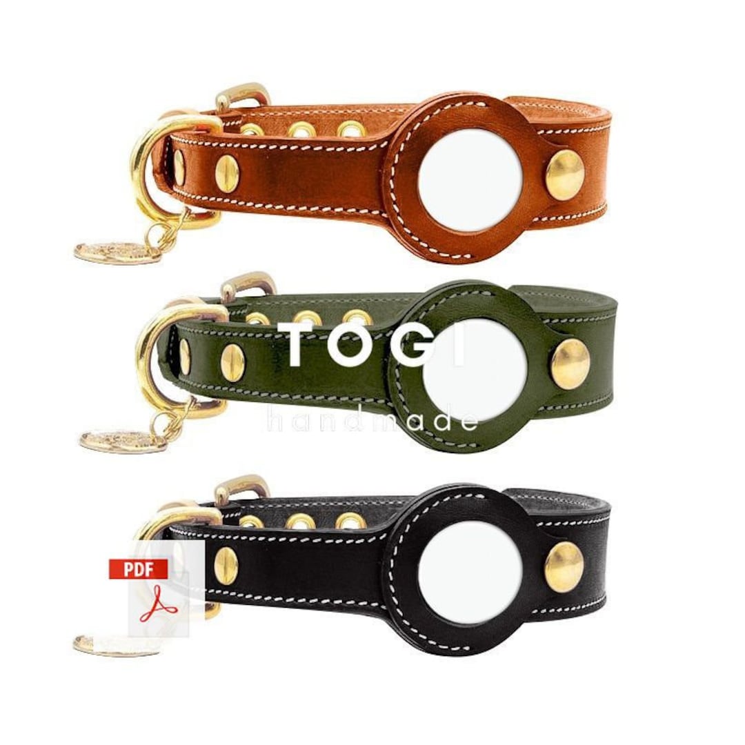 Pattern Leather Dog Collar Leather Dog Collar Size S/M/L Leather