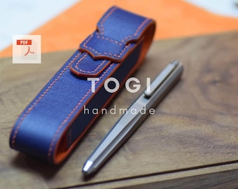 Leather Pen Box Pattern: Handmade Pen Case PDF Template (Digital Download)