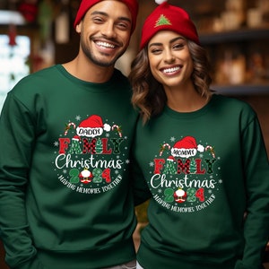 Custom Christmas Family Hoodie, Christmas Gifts, Personalized Xmas Sweatshirt, Christmas Sweatshirt, Family Hoodie, Personalized Gifts