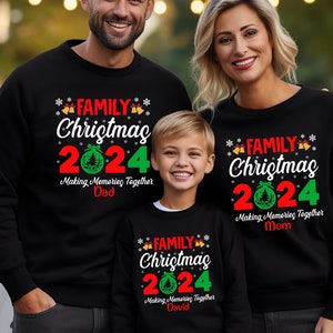 Custom Christmas Family Hoodie, Christmas Gifts, Personalized Gifts, Christmas Sweatshirt, Family Hoodie, Personalized Gifts