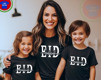 Ramadan Matching Family Shirts, Eid Mubarak Shirt, Gift for Kids, Pray Shirt, Family Ramadan T-Shirt