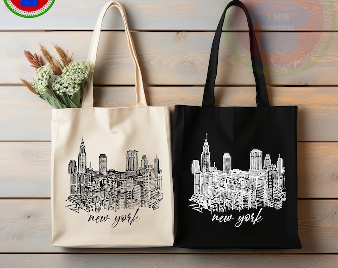 New York Travel Tote Bag, New York Tote Bag, New York Lover Gifts, Trip to New York Tote Bag, NYC Tote Bag