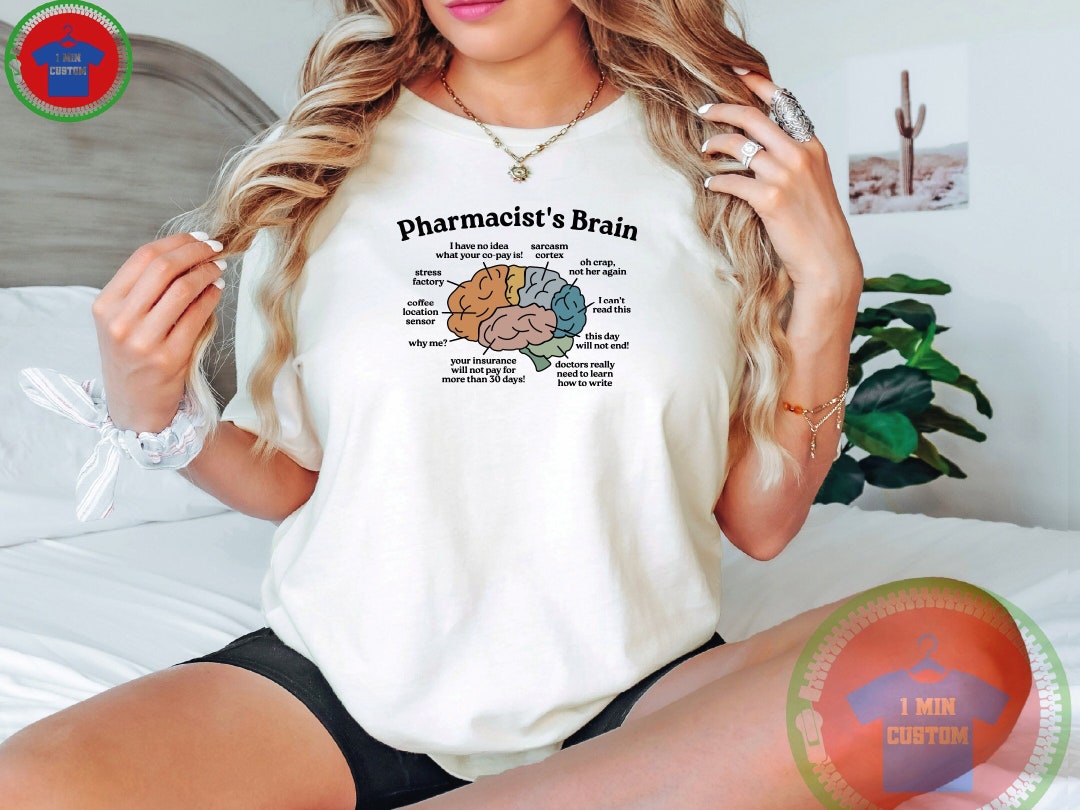 Brain Anatomy Shirt, Nursing School Shirt, Nursing Student Brain Tee ...