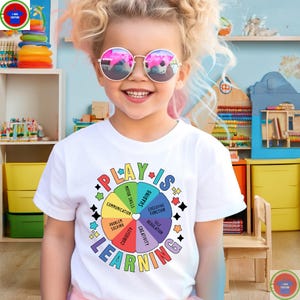 Play Is Learning Shirt, Kindergarten Grad Shirt, Preschool Outfit, Preschool Teacher Tshirt, Teachers Outfit, Teacher Appreciation Shirt
