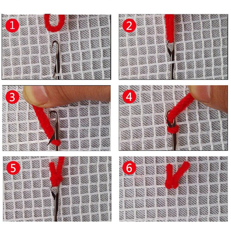 Flower DIY Latch Hook Kit Beginner Friendly Kit for Carpet Etsy