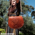 70s women leather bag Crossbody Bag For Women, Handmade Customized boho shoulder bag, Vintage Bag , Moroccan leather crossbody bag .