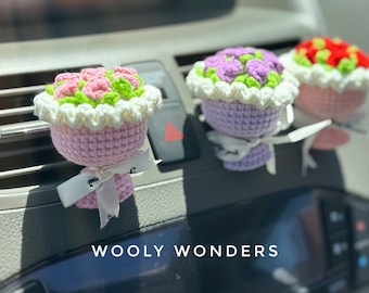 4 clip per deodorante per auto a forma di frutta, per condizionatore d'aria, accessori decorativi per auto, decorazione per interni auto, regali per uomo/donna (fragola