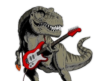 Angry T-Rex Dinosaur Art Raptor Logo Evil King Of Monsters Of Jurassic World Primal Prehistoric Tyrannosaurus Predator Animal Vinyl Sticker