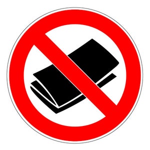 Nenhum folheto/publicidade/jornais logotipo oficial adesivo de vinil/etiqueta de decalque de vinil para carro van caminhão para-choque, janela, laptop, PS4, celular etc.