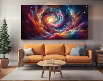 Space Universe Planets Canvas Wall Painting Print Art Home Poster Milky  Way Galaxy Poster Design Room / Different Variations /Free Shipping