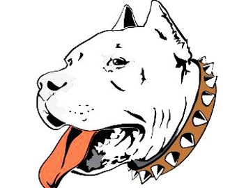 Beware Of Dog Sign Wall Window Car Vinyl Sticker Printed Vinyl Decal