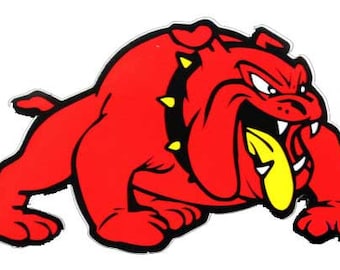 Bull Dog decal vinyl wall car moto bumper  vinyl sticker / printed vinyl decal