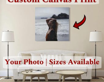 Custom Canvas Poster Photo Print Personalized Design Painting / Free Shipping / Gift Idea / Family Gift Picture / Portrait Art / For Room