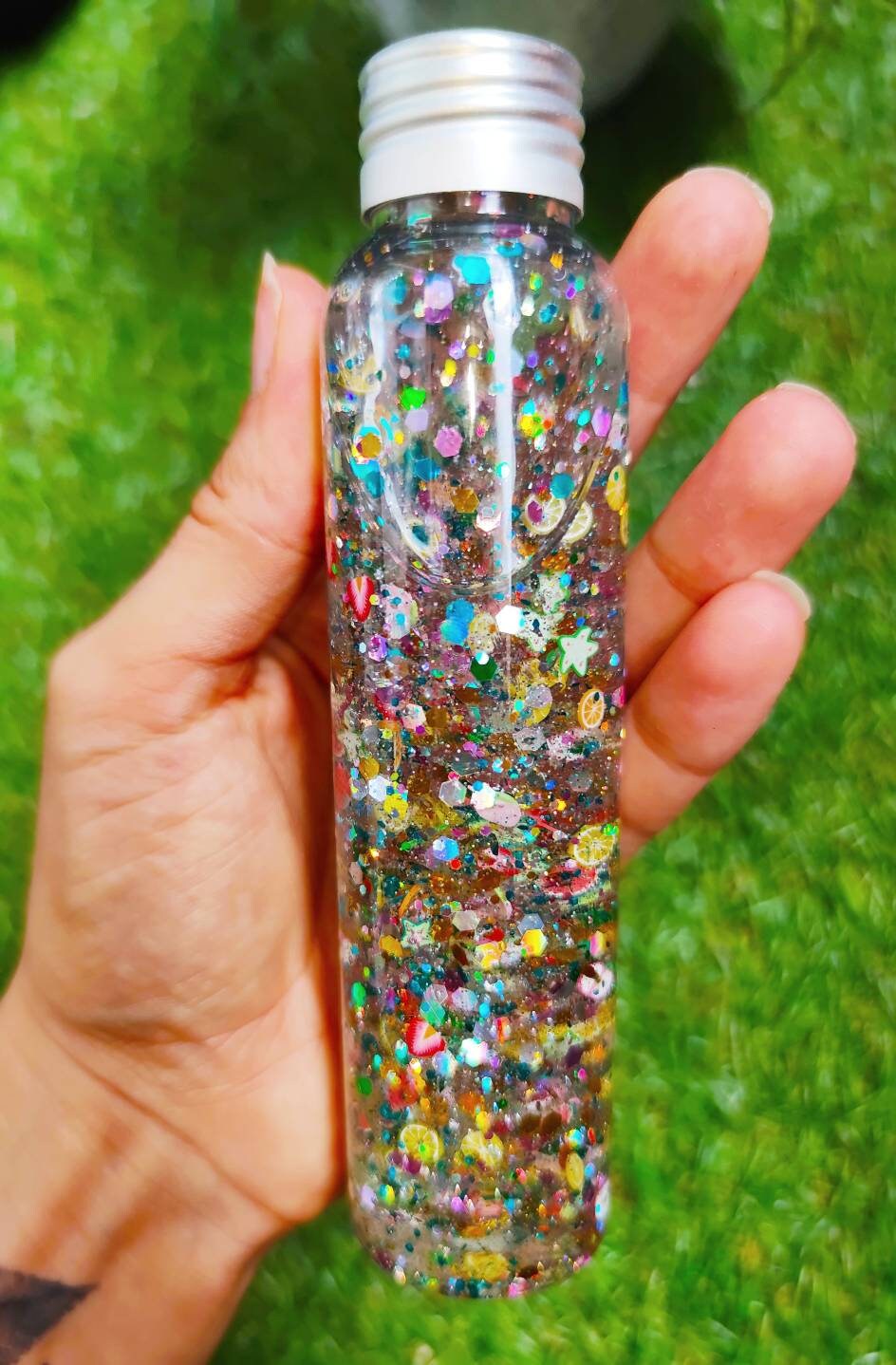 Sensory bottle 100 vegetable glycerin holographic tutti Etsy
