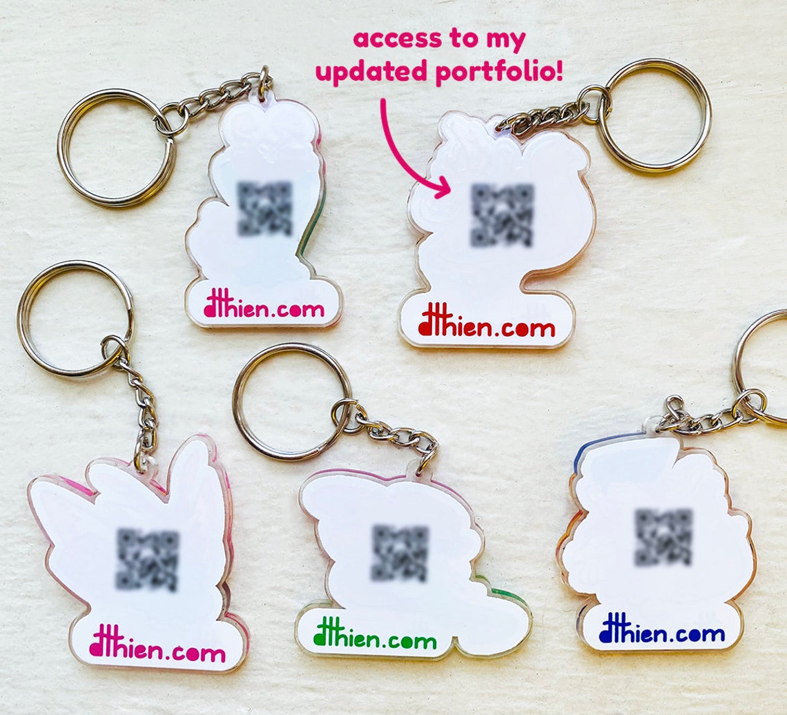 Character Keychains limited Edition Etsy