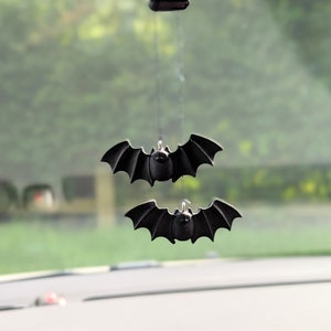 Bat car mirror hanging accessories clay image 4