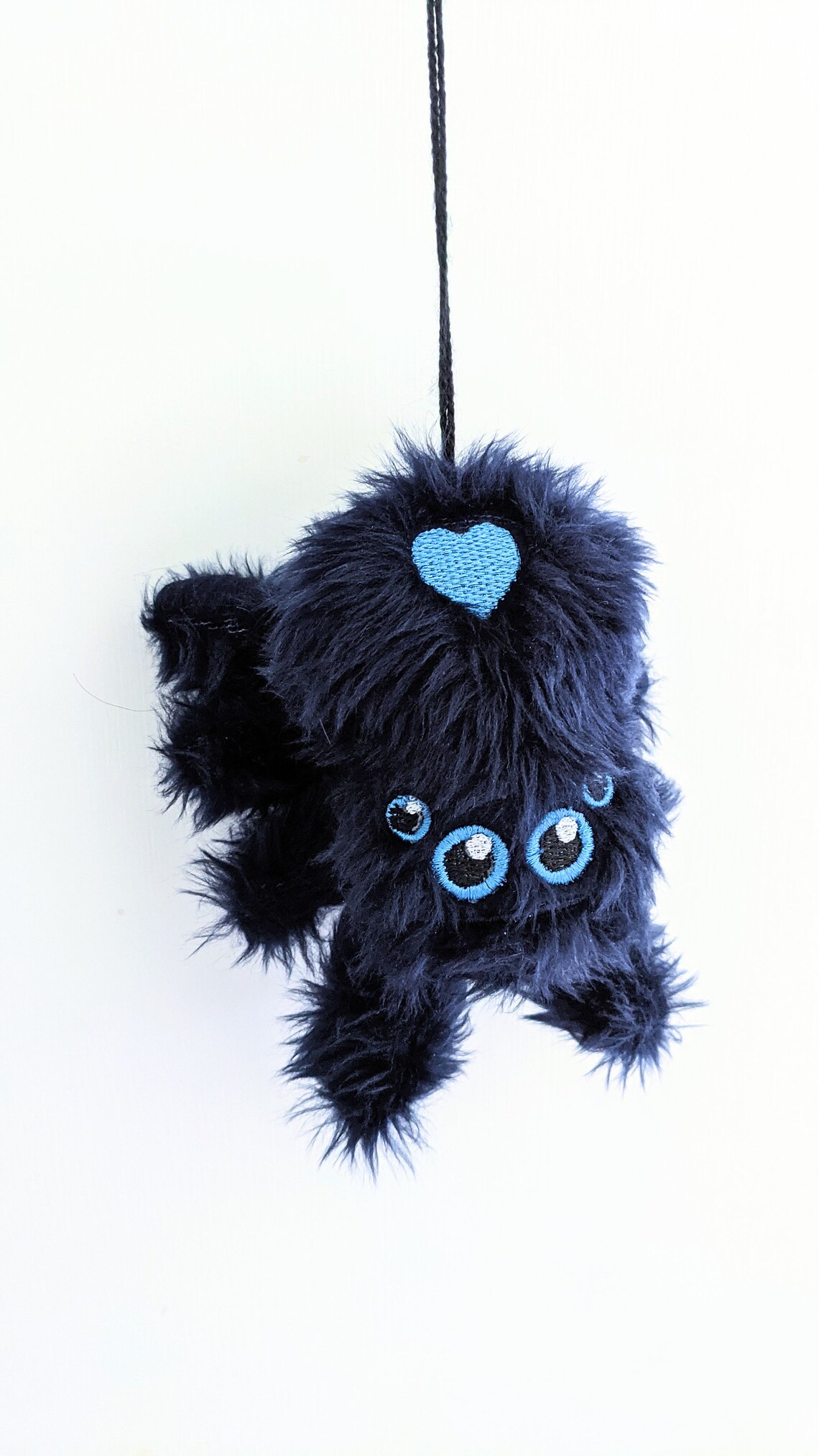 Jumping spider plush large furry decoration stuffed | Etsy