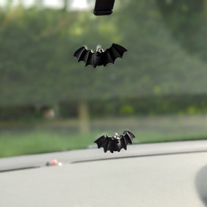 Bat car mirror hanging accessories clay image 5