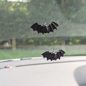 Bat car mirror hanging accessories clay image 2