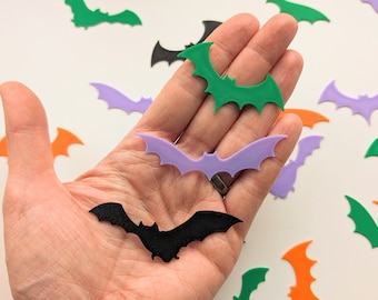 Large bat confetti table decor 3D printed Halloween gothic decorations