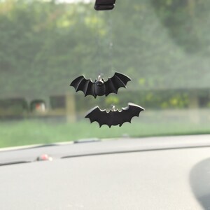 Bat car mirror hanging accessories clay image 7