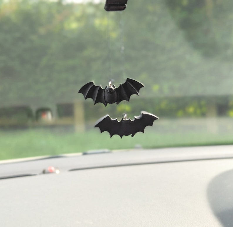 Bat car mirror hanging accessories clay image 7