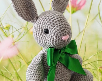 Bunny rabbit Easter crochet pattern amigurumi digital download