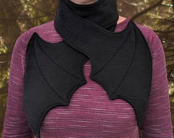 Bat snuggle fleece scarf