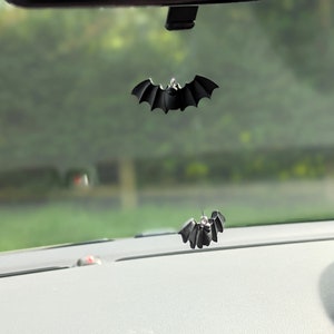 Bat car mirror hanging accessories clay image 6