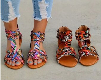 cute plus size sandals