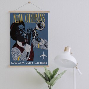 New Orleans Kleiderbügel Gerahmt Leinwanddruck| Wand kunstdrucke| LeinwandBild| Fertig zum Aufhängen| Moderne Wandkunst| Vintage Wanddekoration