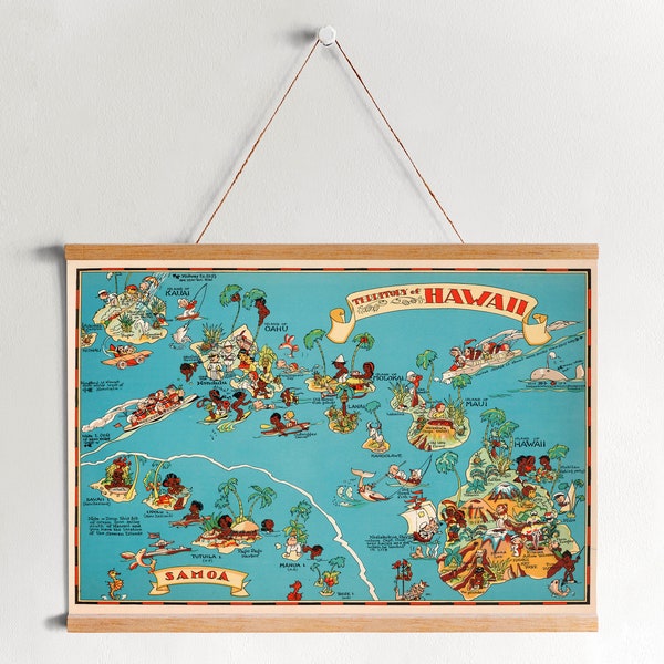 Vintage Hawaiian Art Etsy