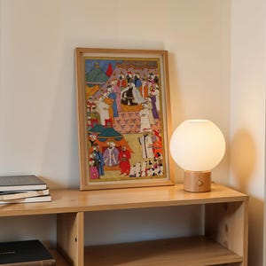 Islamische Wandkunst Ottomane Wandkunst Miniaturmalerei Gerahmtes Poster Nahöstliche Kunst