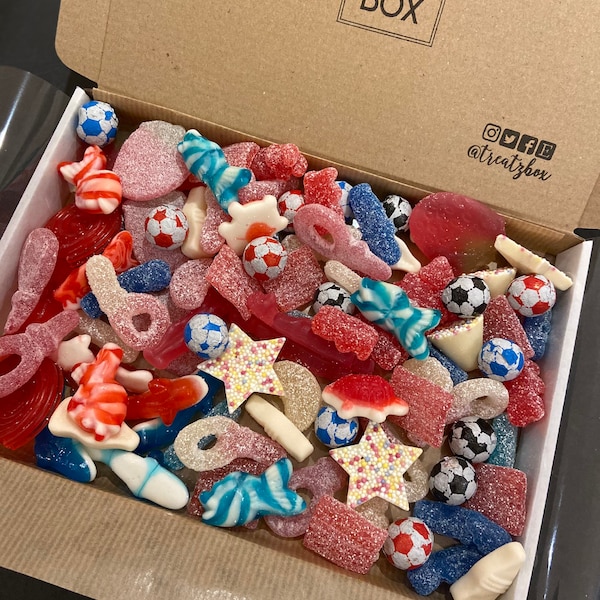 Football Pick N Mix Letterbox or Pouch Gift