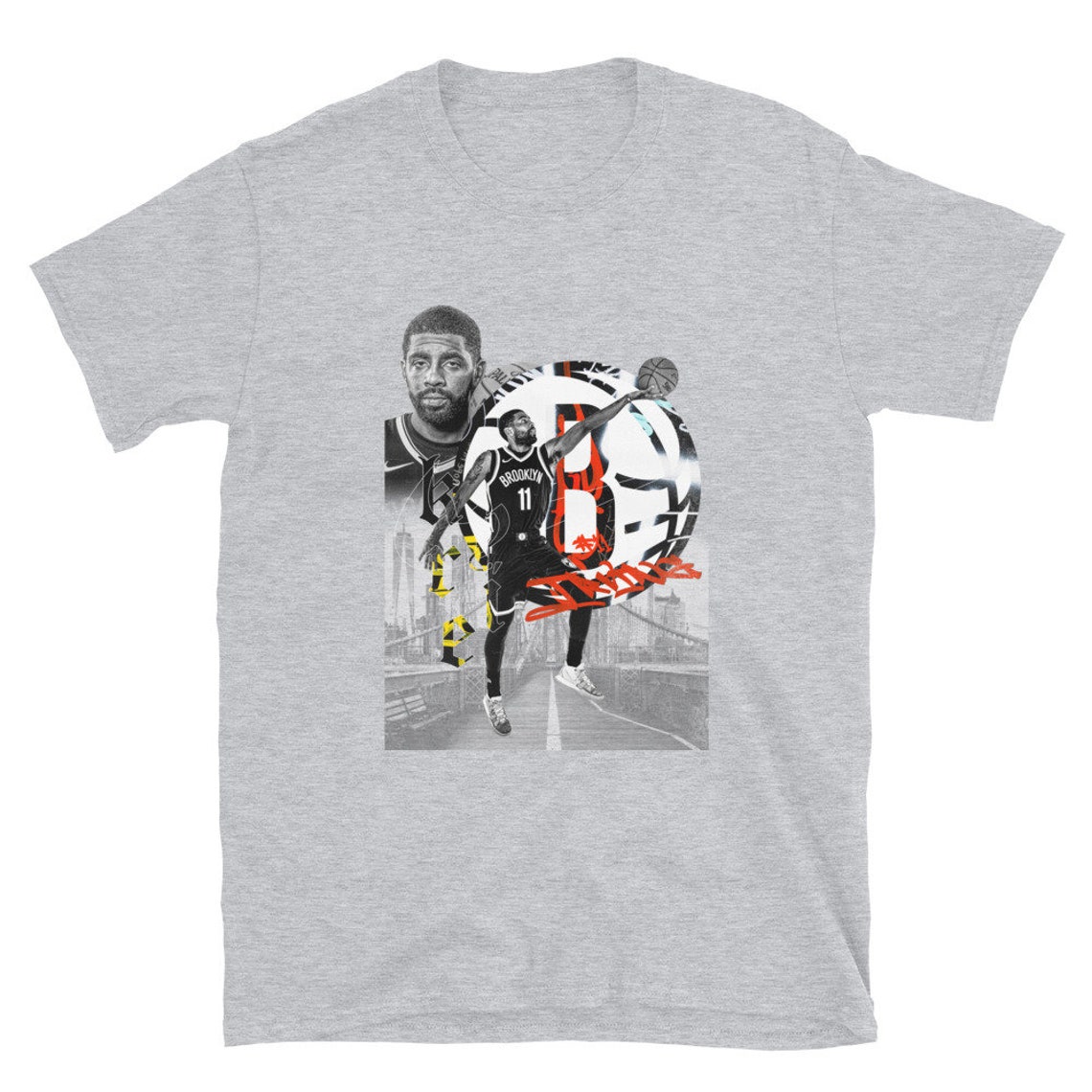 Kyrie Irving Brooklyn Nets NBA TShirt Etsy