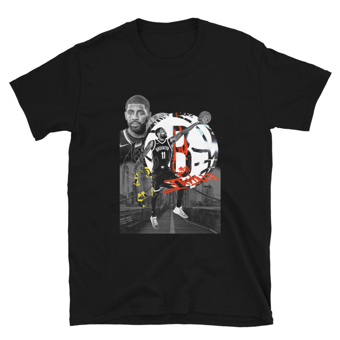 kyrie irving brooklyn nets t shirt