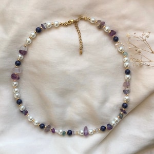 Beadsnecklace, Crystalnecklace