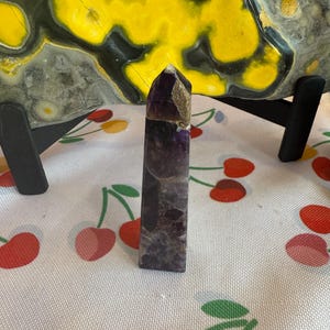 Amethyst Tower 3.5 Inch for Intuition & Protection – Crystal for Clarity, Healing and Spiritual Growth