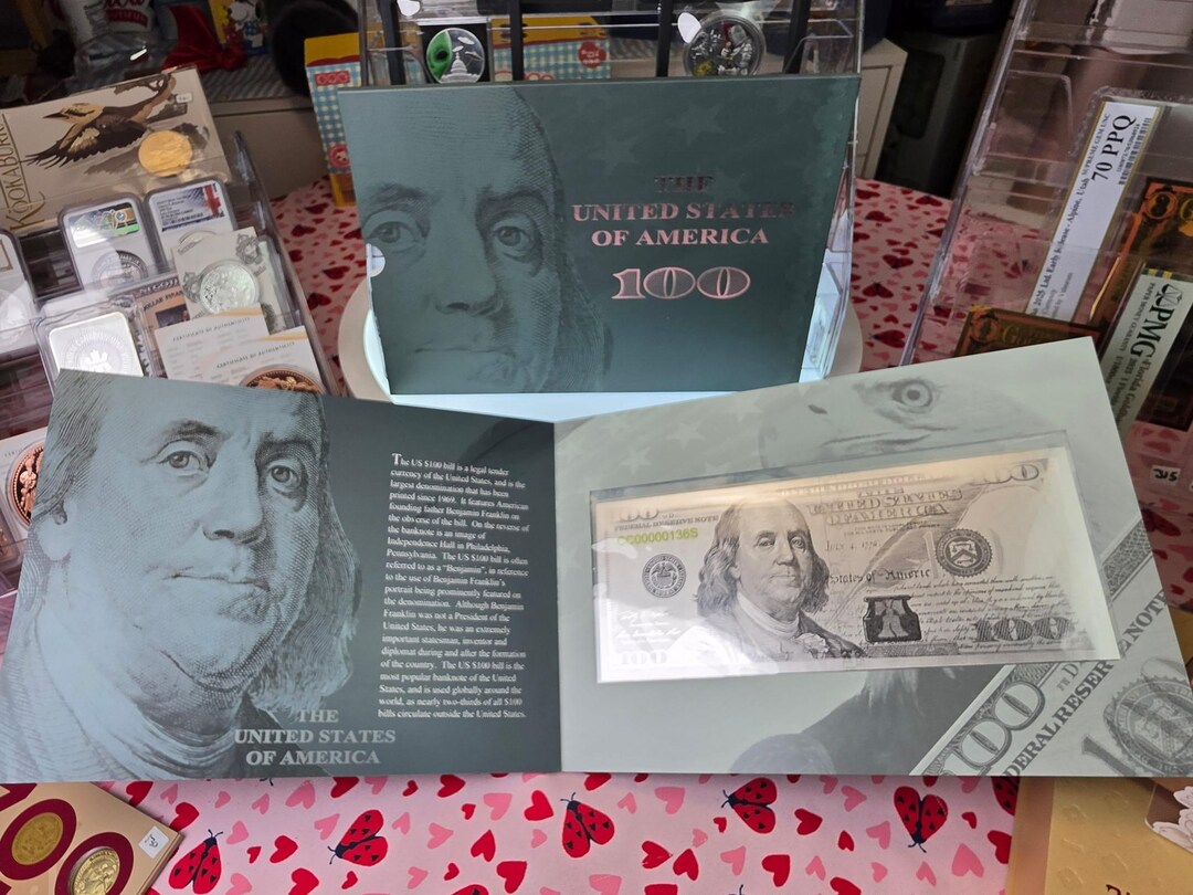 2026 100 Commemorative Bank Note With 5g Silver Note Display Folder ...