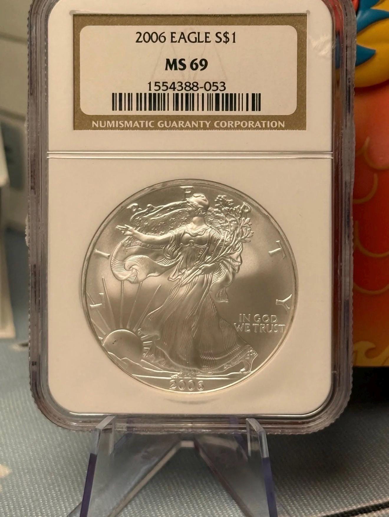 Silver Eagle Ms69 - Etsy