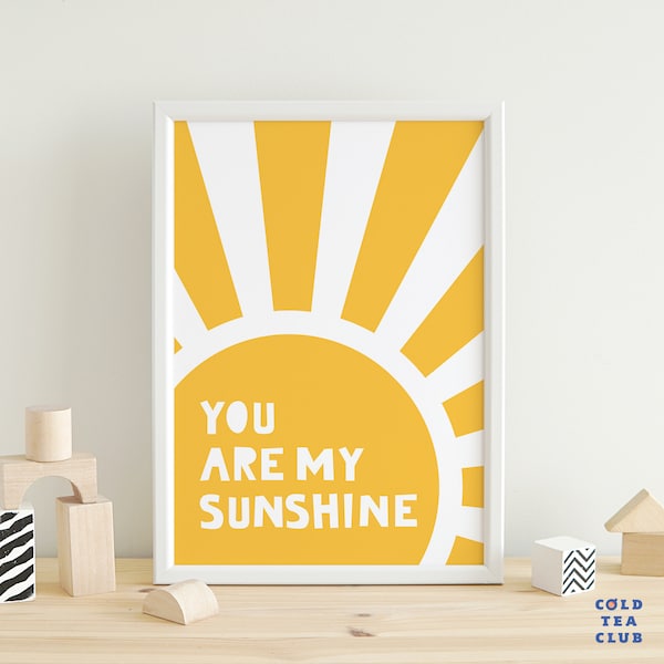 Yellow Nursery Art Etsy UK