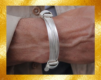 Maxi Knot Silver Bracelet, silver bracelet, sterling silver bracelet, sterling bracelet, bracelet femme, bracelet homme, boho bracelet